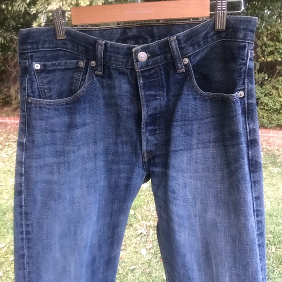 Levi’s Original Button Fly 501 Jeans, Size 34X32 - Picture 6 of 8